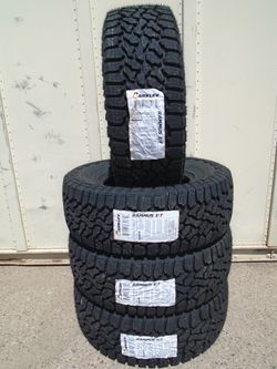 LT 285/70/17 New Barkley Rammus X/T All Terrain 10 Ply Tires