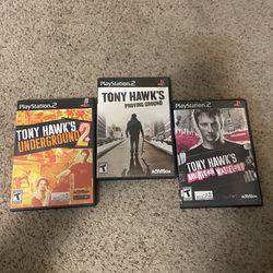 Ps2 Tony Hawk 3 game set