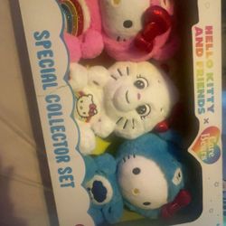 3 Hello Kitty X Carebare Stuff animals Set