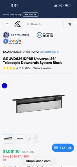 Telescopic Downdraft System