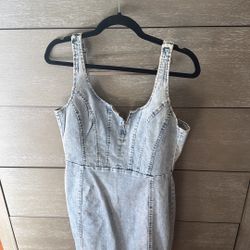 Denim dress