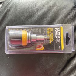 Klein Tools 6-1 Ratcheting Stubby Nut Driver 