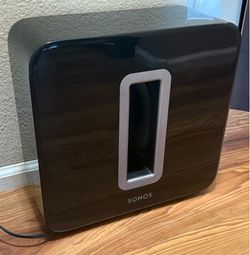 Sonos Sub 1st Generation Wireless Subwoofer - Glossy Black  - Speaker