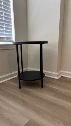 Round side table