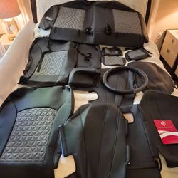 Seat cover SolutionsEco-Leather Seat Cover,Complete Full Set