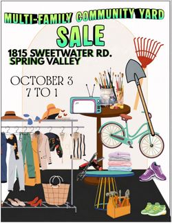 Community yard sale