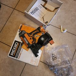 RIDGID
Pneumatic 15 Deg. 1-3/4 in. Coil Roofing Nailer