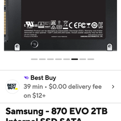 Samsung - 870 EVO 2TB Internal SSD SATA