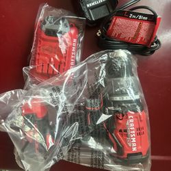 Craftsman drill Plus 3 Batteries 