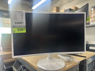 HUGE CHRISTMAS SALE!!! 27" Samsung 1080p White Curved Monitor C27F391FHN FHD FreeSync