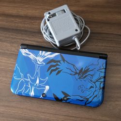 Nintendo 3DS XL Pokemon X and Y Edition Blue Console with OEM Charger