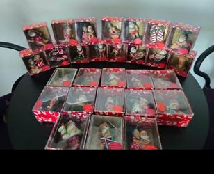 Collection of 28 Hawaiian Santa Christmas Ornaments by Island Heritage, with 2 set of Magnets