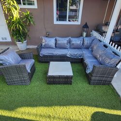 New Patio Set  / Outdoor Furniture  / Sectional Set.
