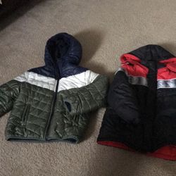 Bundle of 2 boy’s jacket sizes  5-6 & 5