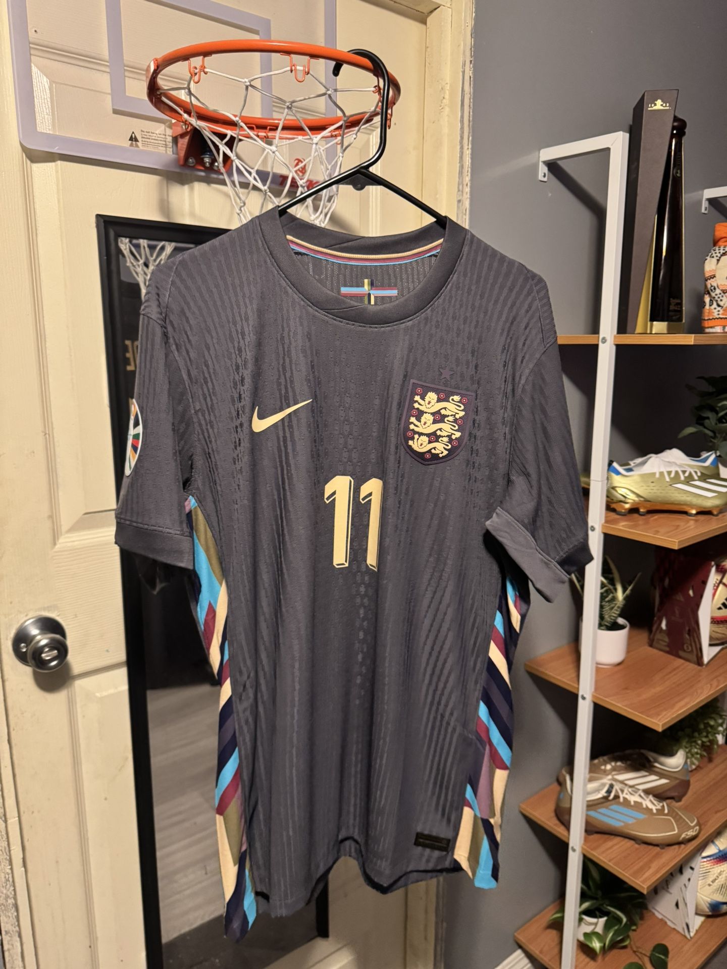 England Away Authentic “Euro 2024” Jersey “Foden” Size L