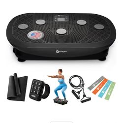 Lifepro Vibration Plate Machine Black Plus