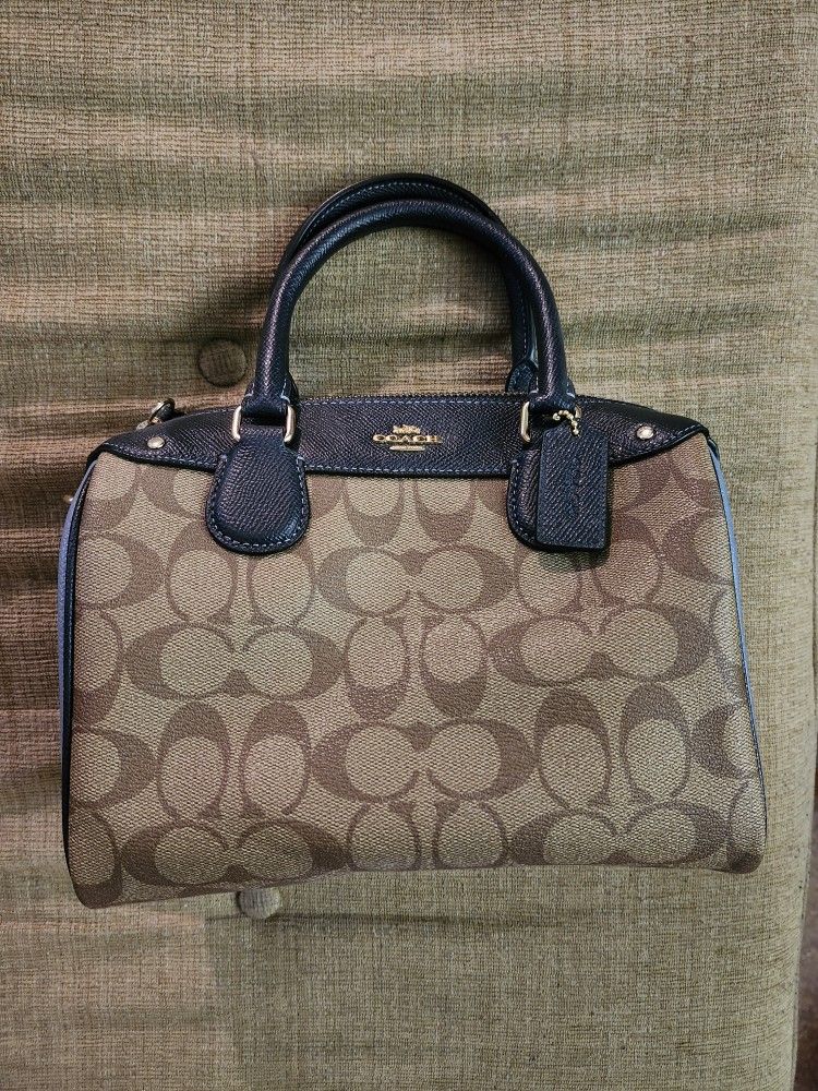Coach Blue Mini Purse
