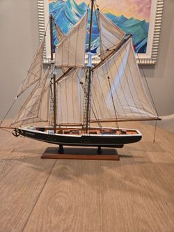 Bluenose Schooner Wooden Ship Model