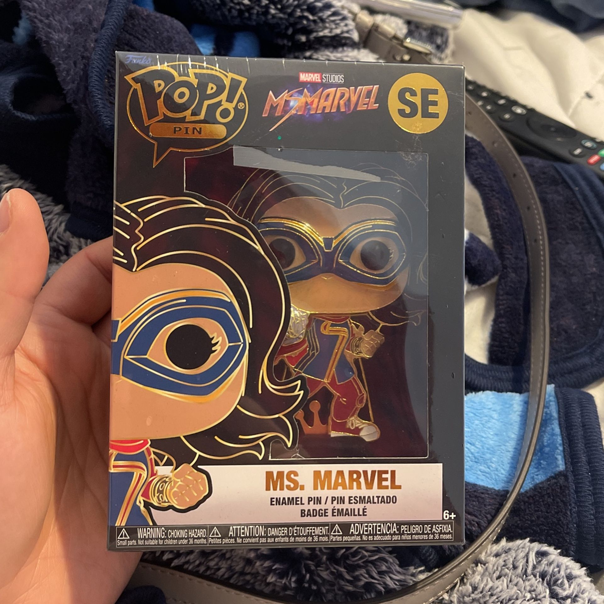 Ms Marvel Funko Pop Pin