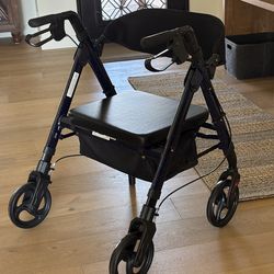 Lifestyle 4 Wheel Aluminum Regal Bariatric Rollator