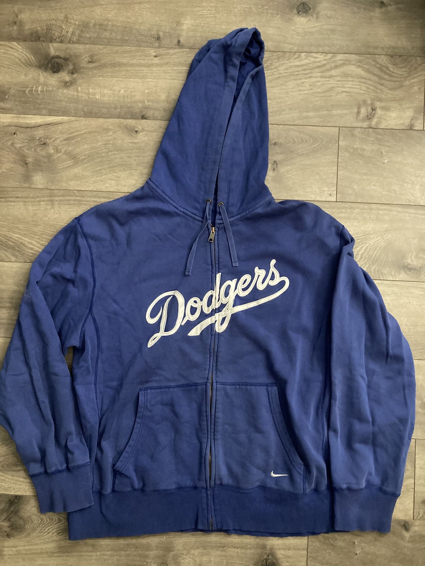 Los Angeles Dodgers Hoodie Nike Genuine Merchandise Full Zip Sweatshirt Large