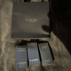 La Prairie Skincare Set Of 3 Plus Bag 