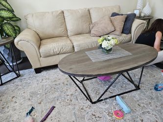 Coffee tables and stands.