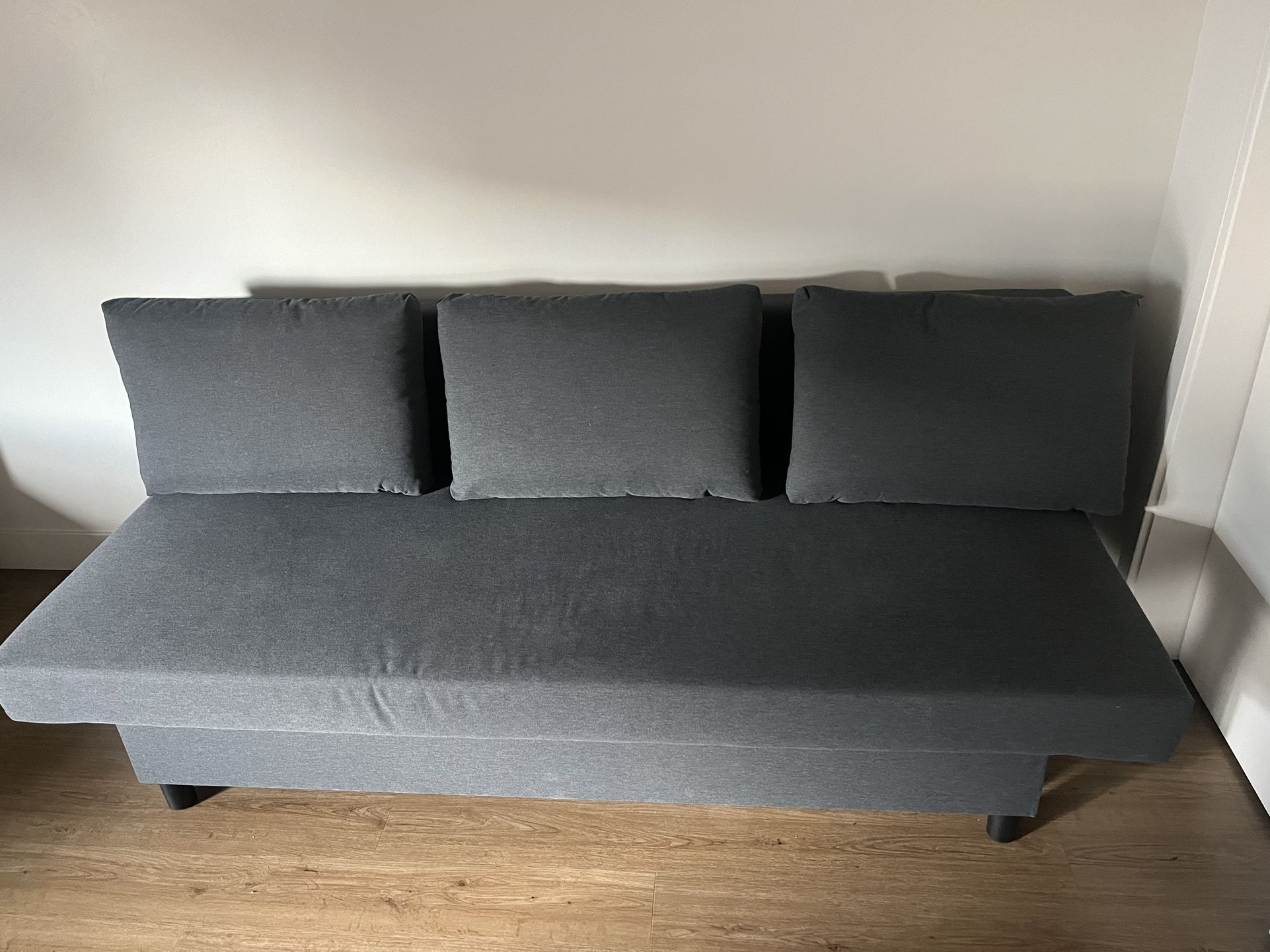 ÄLVDALEN Sleeper sofa, Knisa dark gray