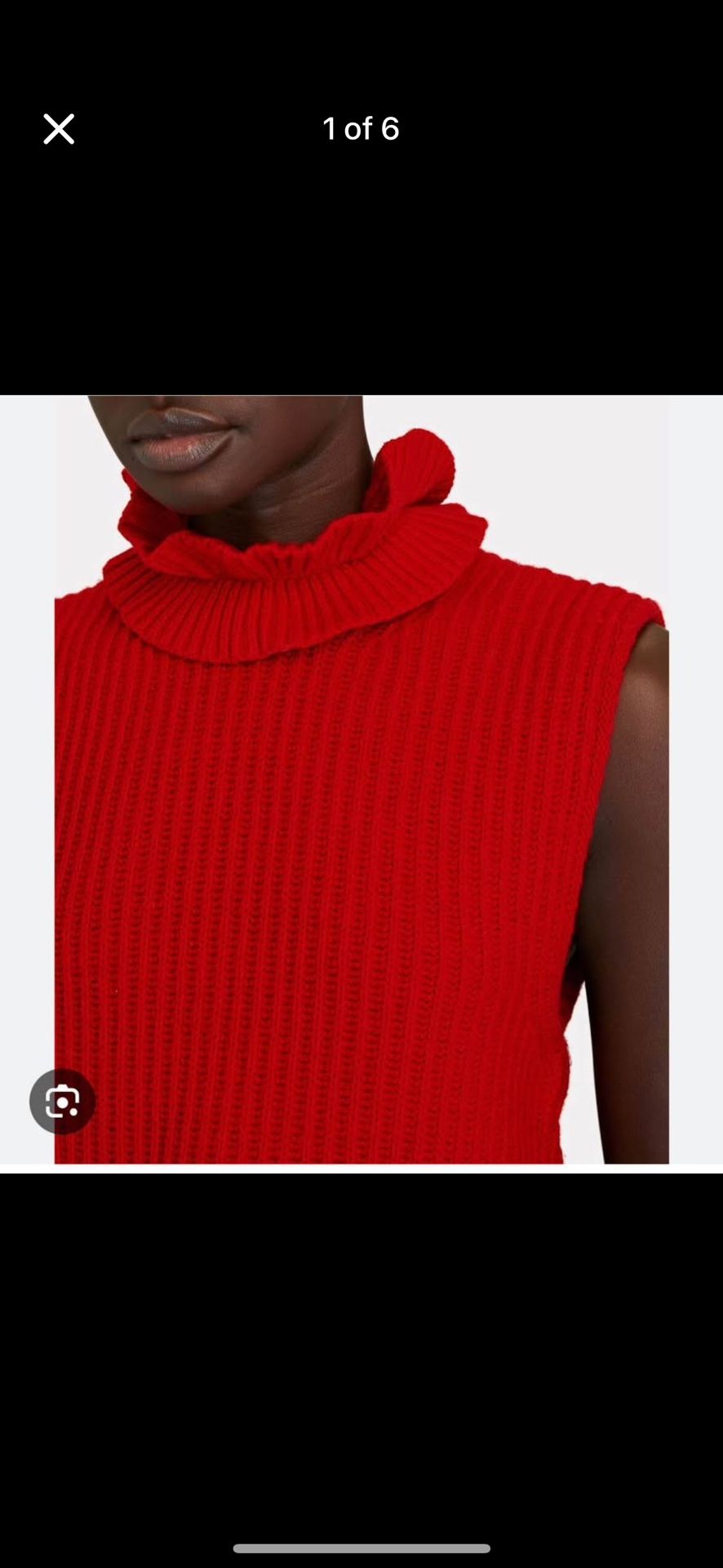 NWT Red Ganni Sweater Sz L