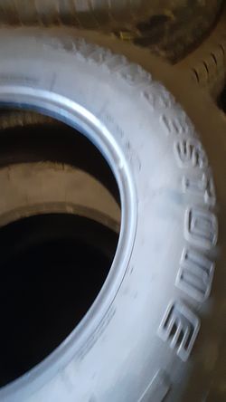Set of four, 265 / 70 / 17 Bridgestone all terrain