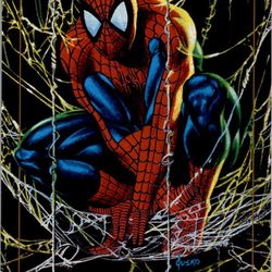 1992 Marvel Masterpiece SPIDERMAN card