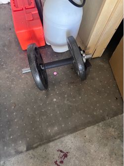 Weight bench and weights