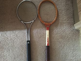 Two tennis racket