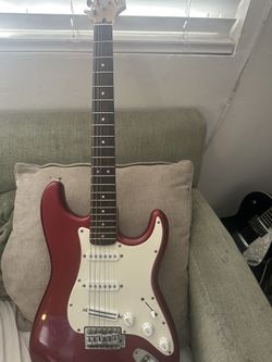 Squier Affinity Strat With Hot Rail