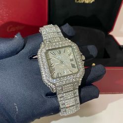 Moissanite Cartier Watch