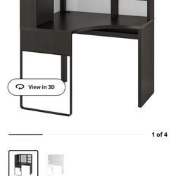 Black Desk From Ikea