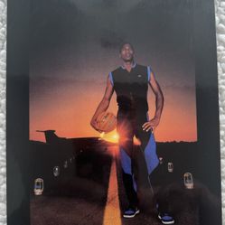 Vintage 1985 MICHAEL JORDAN Blue & Black Nike 5x7 Promo Card