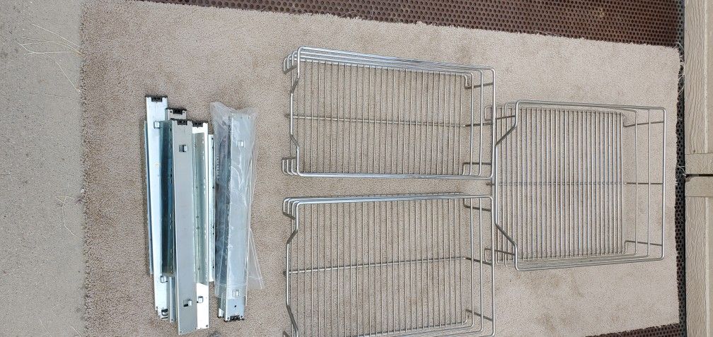 Heavy Duty Metal Sliding Shelves