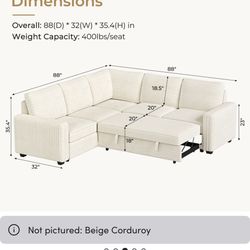 Sofa Bed Modular Sectional