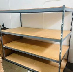 Warehouse Shelving 72 in W x 48 in D 4 Tier Storage Rack Similar To Uline Delivery Available