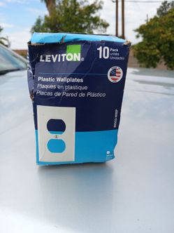 Box of White Electric Outlets Covers