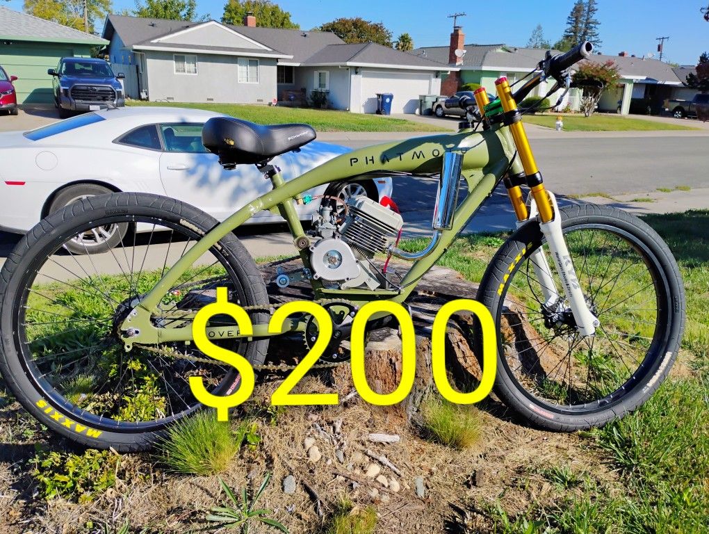 Phatmoto Rover 2 Stroke Motorized Bike 