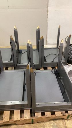 Desk with outlet