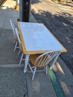 Free table and chairs