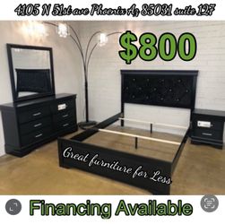 Queen size bedroom set brand new
