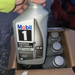 0-40w European Car Synthetic Oil.  4 Quarts