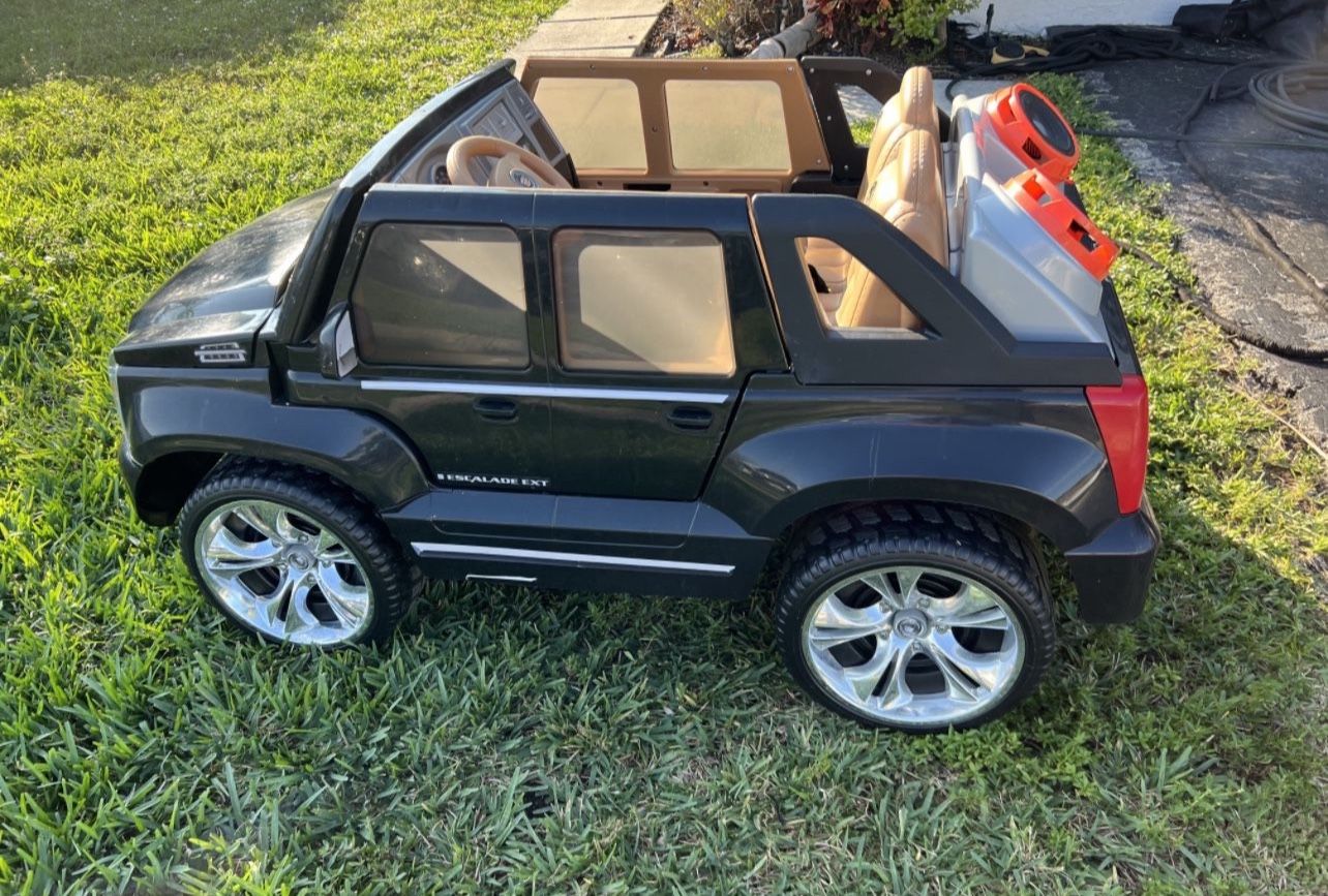 Power Wheels Cadillac Escalade EXT 12V Electric Ride-On Truck