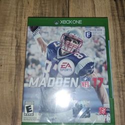 Madden NFL 17 (Microsoft Xbox One, XB1) Brand New & Factory Sealed