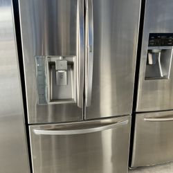 LG French door stainless steel fridge