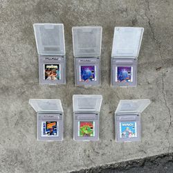 Vintage Nintendo Gameboy Games Lot of 6